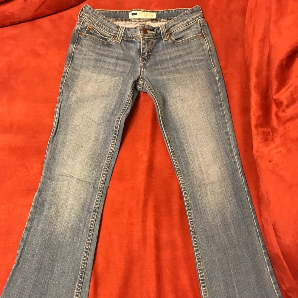 Levi’s Demi Curve blue jeans